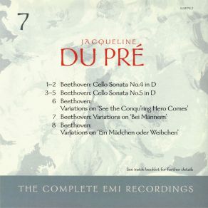 Download track 12 Variations On Handel'S 'See The Conqu'Ring Hero Comes' In G, WoO45 Jacqueline Mary Du PreJacqueline Mary Du Pre, Daniel Barenboim