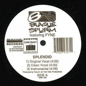 Download track Splendid (Instrumental) Blaque Spurm