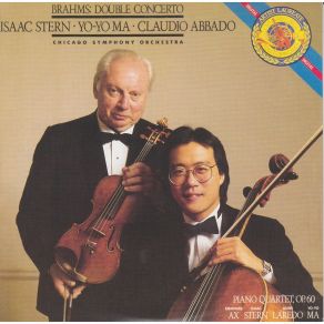 Download track Double Concerto For Violin, Cello And Orchestra In A Minor, Op. 102 III. Vivace Non Troppo Chicago Symphony Orchestra, Yo - Yo Ma, Isaac Stern