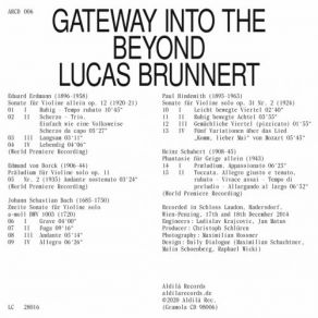 Download track Phantasie Für Geige Allein: I. Prelude Lucas Brunnert