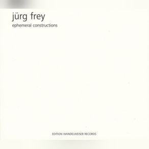 Download track Ephemeral Constructions Jürg FreyUniversity Of South Carolina Experimental Music Workshop