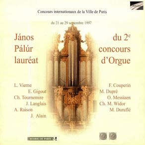 Download track Prélude Et Fugue En Fa Mineur Op. 7 (À L'Orgue Cavaillé-Coll De L'Église St. Sulice De Paris) János PÁLÚR