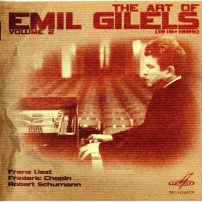 Download track 6. Schumann Sonata 1 F Sharp Minor - 1. Un Poco Adagio. Allegro Vivace Emil Gilels