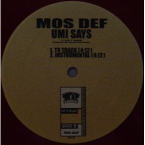 Download track A1 - Umi Says (Main)  Mos Def