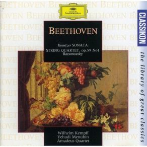 Download track 06. Menuhin, Kempff, Amadeus Quartet - String Quartet Op 59 No 1 Part 3 Ludwig Van Beethoven