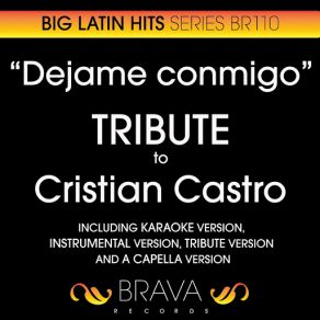 Download track Dejame Conmigo In The Style Of Cristian Castro (Tribute Version) Brava HitMakers